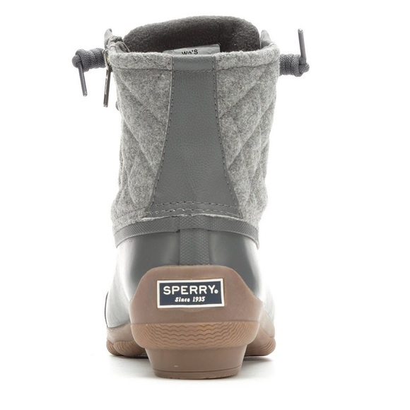 NWT Sperry Syren Gulf Waterproof Wool Quilt Boots - Picture 4 of 8